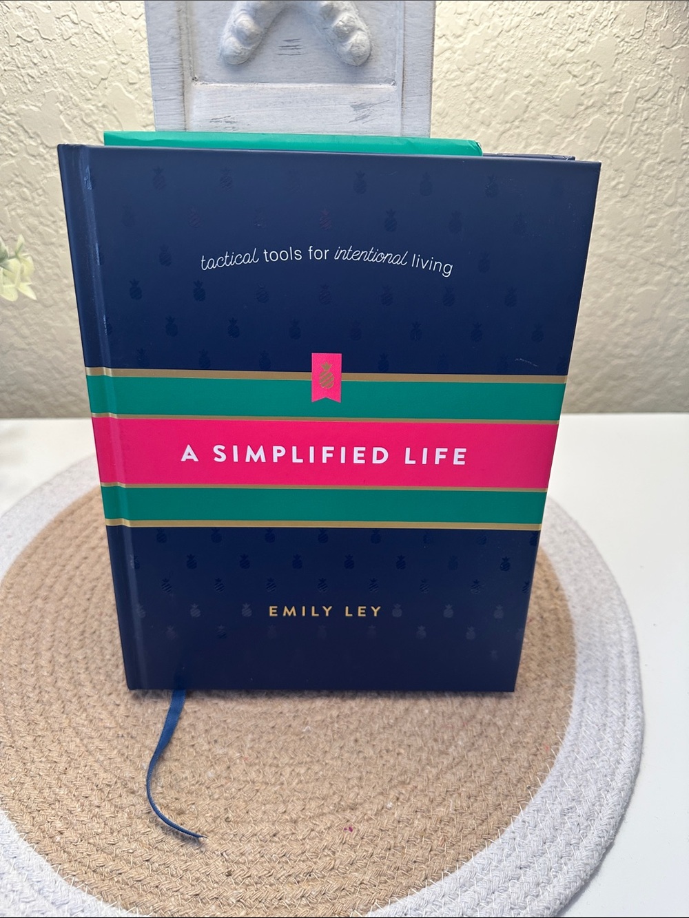 A Simplified Life Hardcover Planner - Navy, Pink, Green